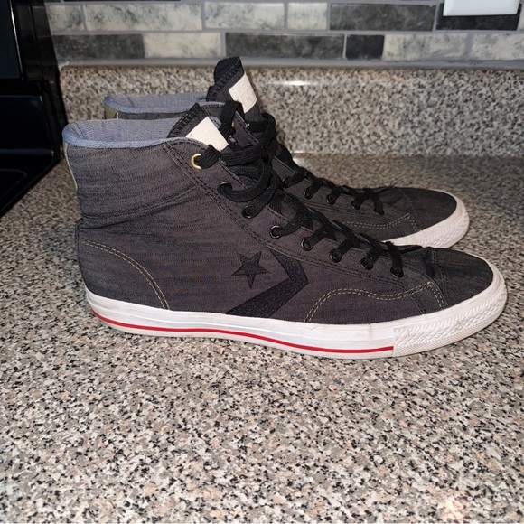 Converse Black and White High-Top Sneakers - Picture 1 of 10
